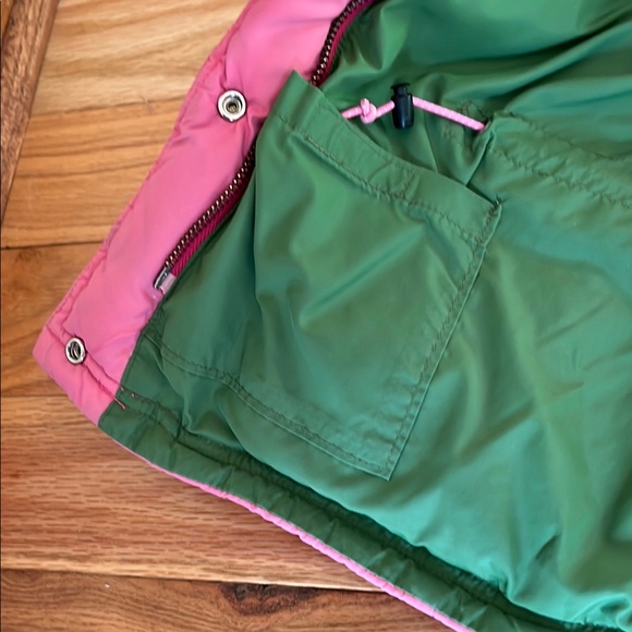 J. Crew Pink  and Green Puffer Vest - Picture 5 of 16
